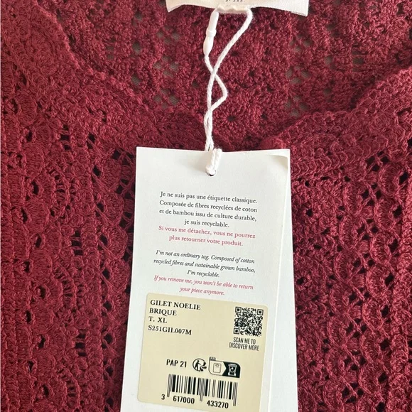 NWT Sezane Noelia Cardigan - Picture 3 of 4